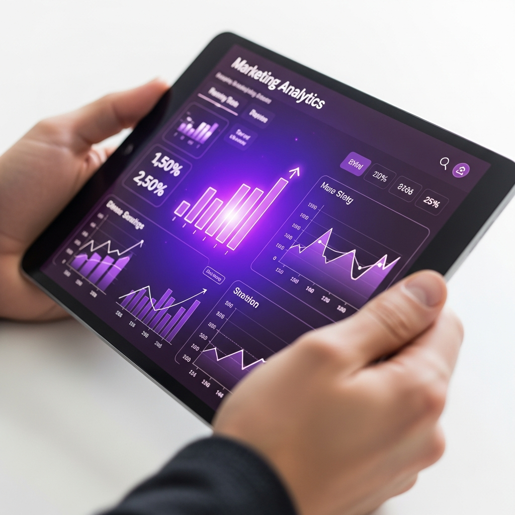 Marketing analytics dashboard